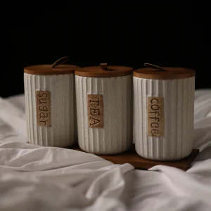 شكردانات سيراميك - ابيض